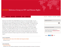 Tablet Screenshot of hivhumanrights.org